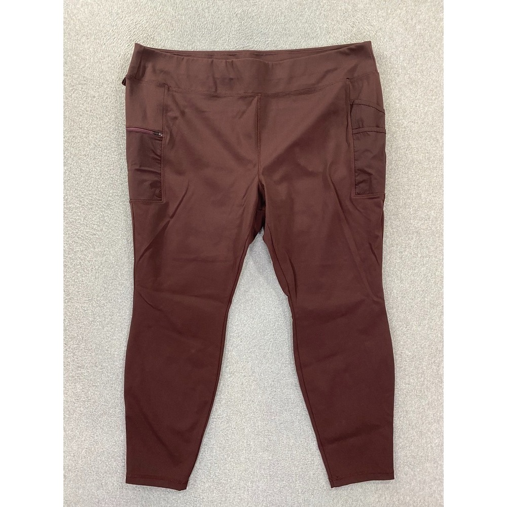 Carhartt Fitted Scrub Pants Women's 2X (20W-22W) Maroon Pockets Medical Nursing